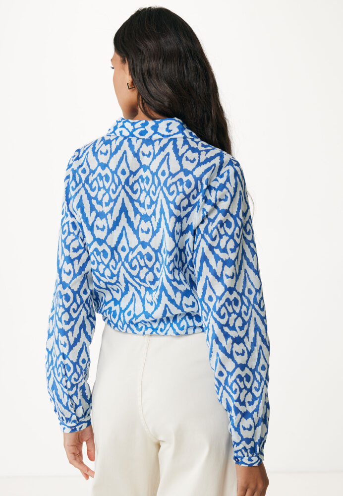 Mexx Fashion Γυναικείo Πουκάμισο Μπλέ Εμπριμέ - Image 2