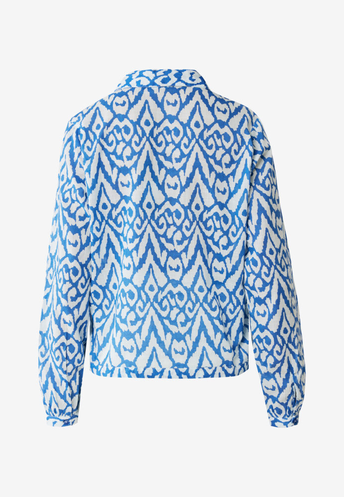 Mexx Fashion Γυναικείo Πουκάμισο Μπλέ Εμπριμέ - Image 6