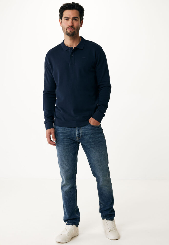 Mexx Ανδρικό Polo Μπλούζα Navy - Image 3