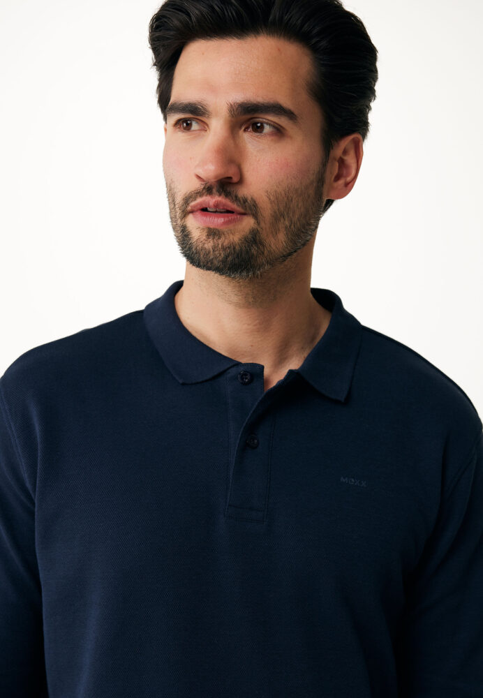 Mexx Ανδρικό Polo Μπλούζα Navy - Image 4