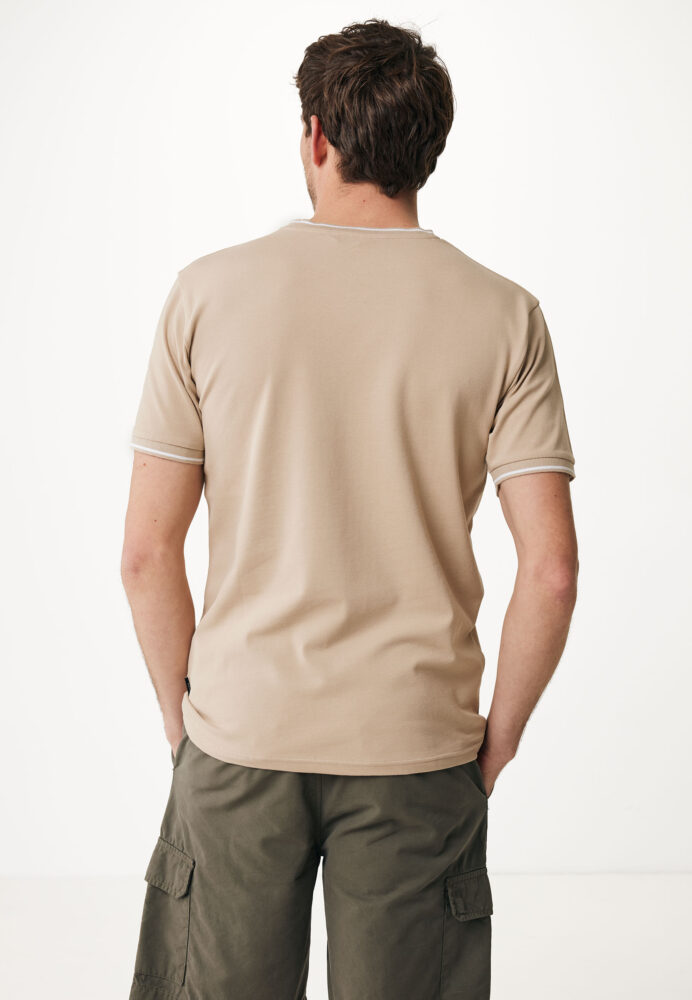 Mexx Fashion Ανδρικό T-shirt Κοντομάνικο Mπεζ της Άμμου - Image 2