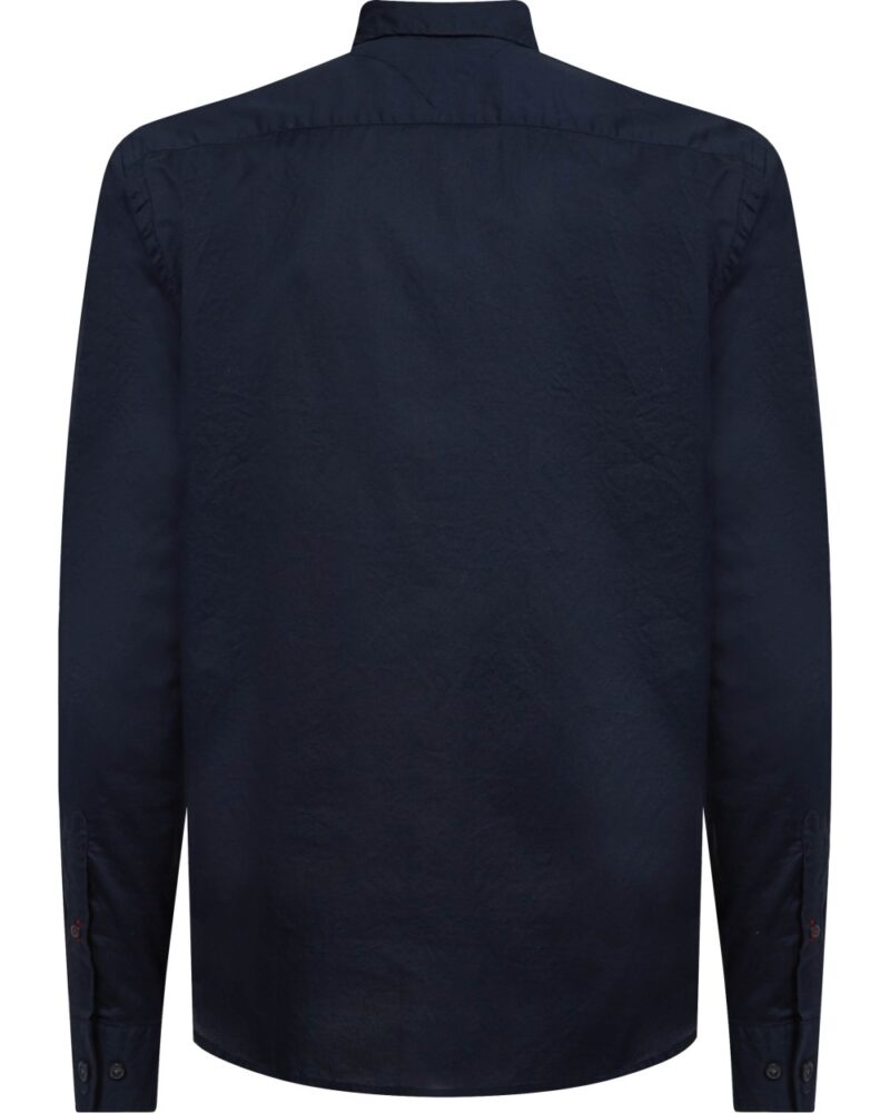 Tommy Hilfiger Aνδρικό Σκούρο Μπλέ Ποπλίνα πουκάμισο FLEX POPLIN - Image 3