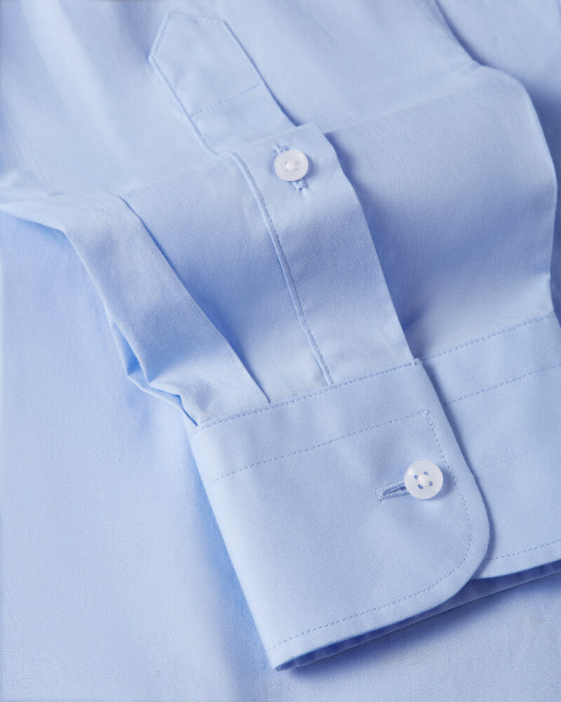 Tommy Hilfiger Μακρυμάνικo Γαλάζιο Ελαστικό Πουκάμισο Από Ποπλίνα - Image 4