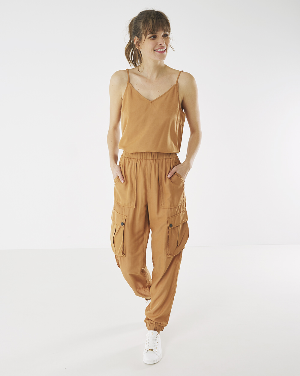 Mexx Μονόχρωμο Τοπ Κάμελ NL 2002013W - Image 4