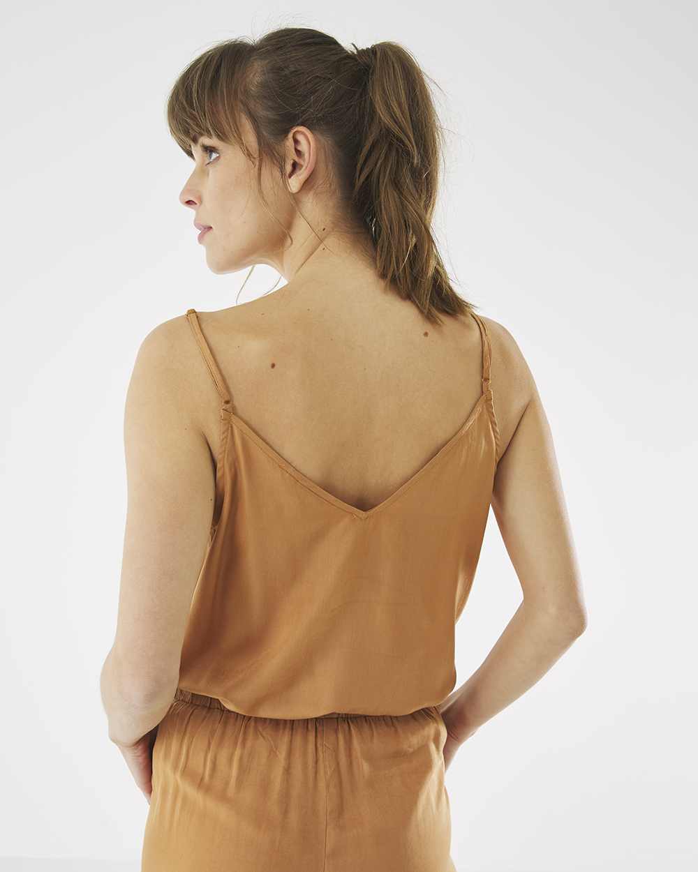 Mexx Μονόχρωμο Τοπ Κάμελ NL 2002013W - Image 3