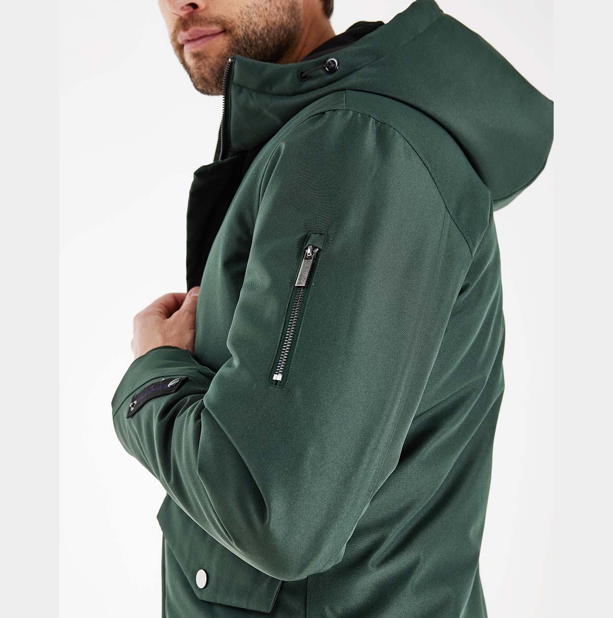 Mexx Σκούρο Πράσινο Μπουφάν Mονόχρωμο - Image 3