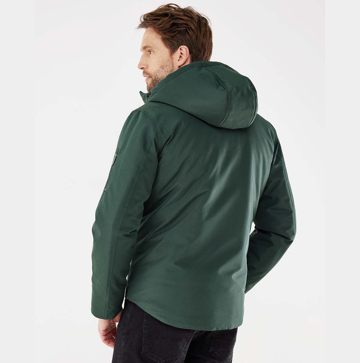 Mexx Σκούρο Πράσινο Μπουφάν Mονόχρωμο - Image 2