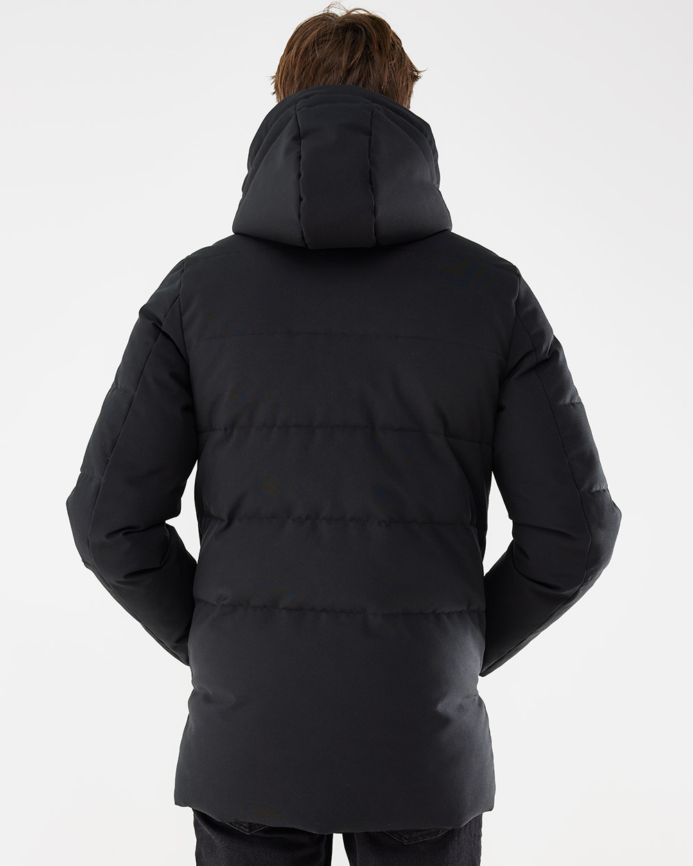 Mexx Fashion Ανδρικό Χειμωνιάτικο Μπουφάν Παρκά Μαύρο - Image 3