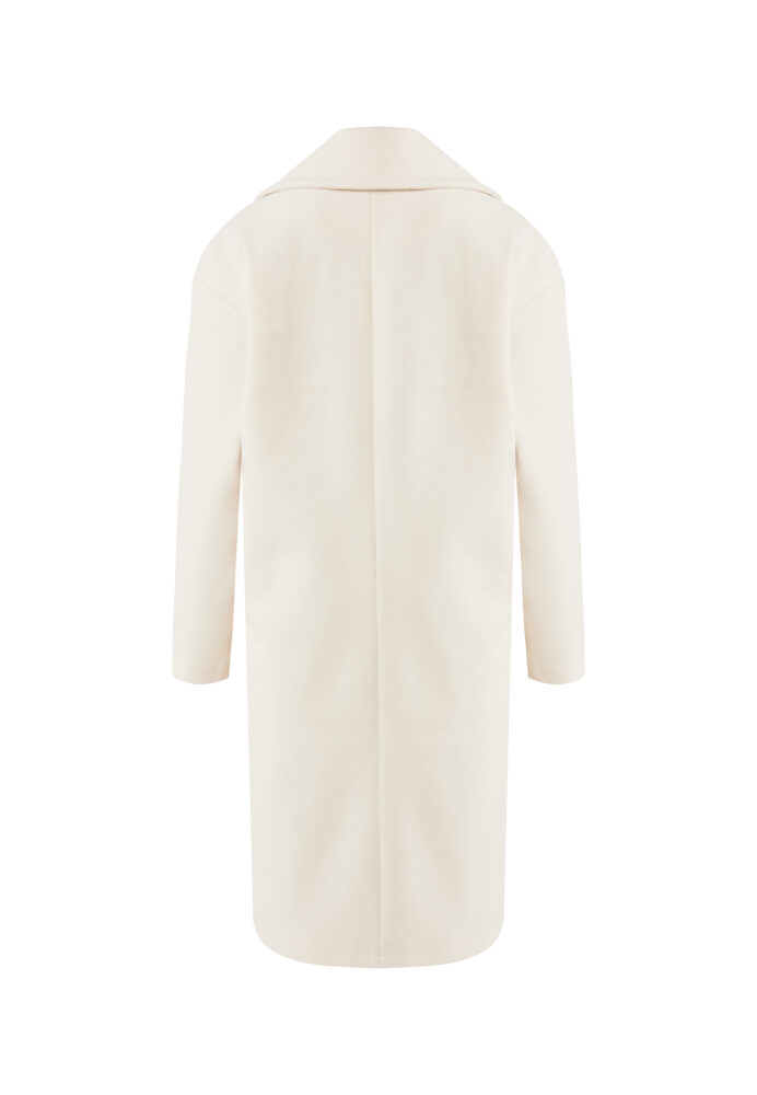 Mexx Pearl White Παλτό σε Κανονική Γραμμή - Image 2