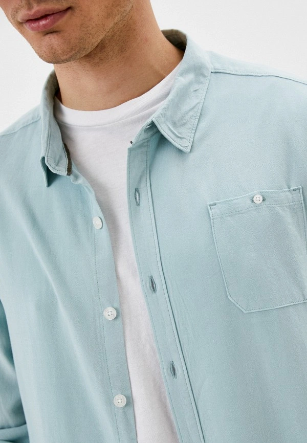 Mexx Πουκάμισο Grey Mint Μονόχρωμο - Image 4