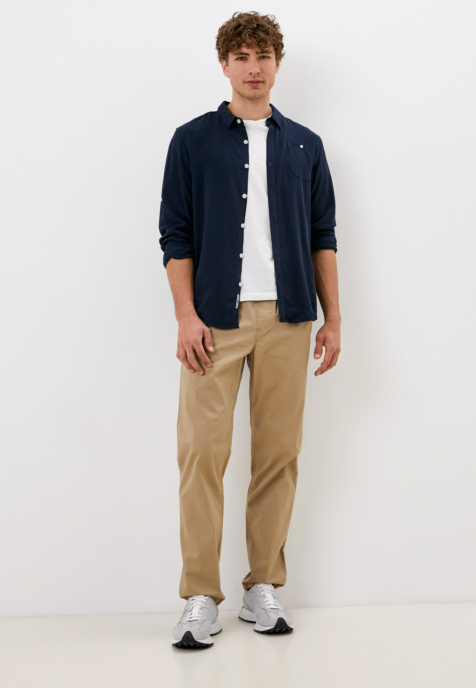 Mexx Πουκάμισο Navy Μπλέ Μονόχρωμο - Image 2