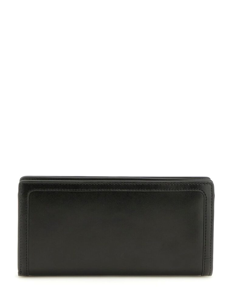 Guess Μεγάλο Δερμάτινο Γυναικείο Πορτοφόλι Mαύρο - Image 2