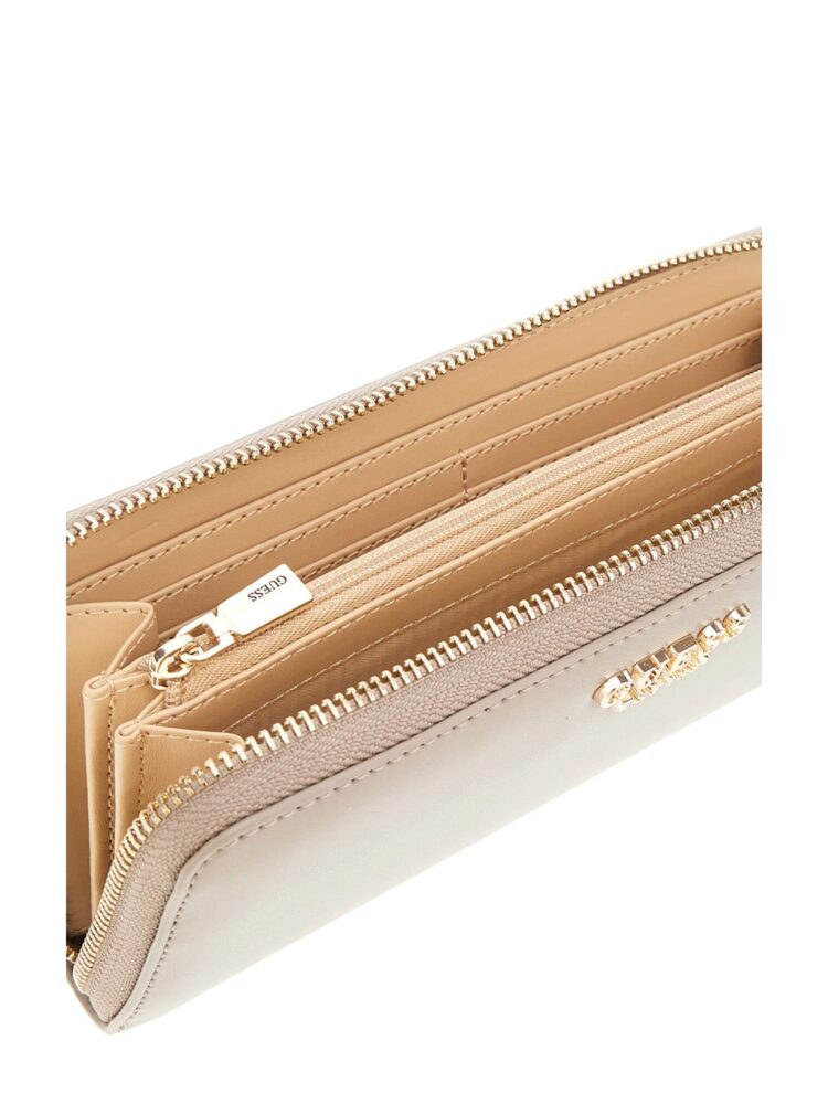 Guess Laurel Slg Μεγάλο Γυναικείο Πορτοφόλι Γκρί Ανοιχτό - Image 3