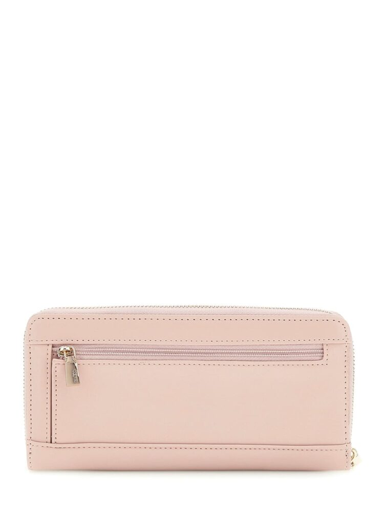 Guess Laurel Slg Μεγάλο Γυναικείο Πορτοφόλι Καρτών Ροζ - Image 2