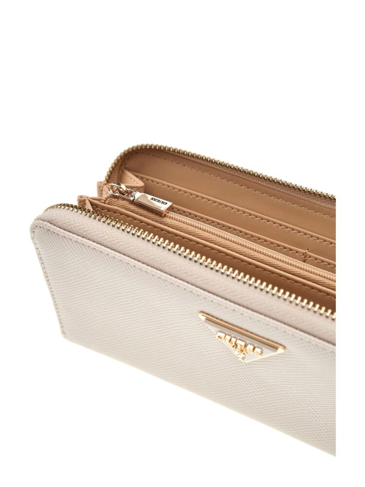 Guess Laurel Γυναικείο Πορτοφόλι Εκρού - Image 3
