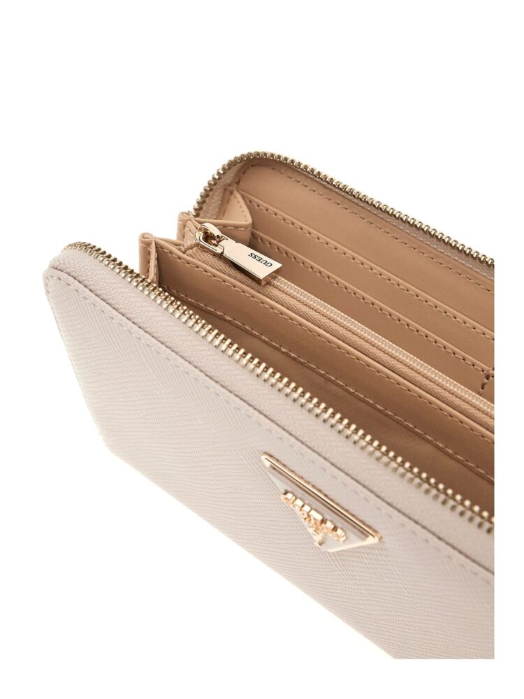 Guess Laurel Γυναικείο Πορτοφόλι Εκρού - Image 4