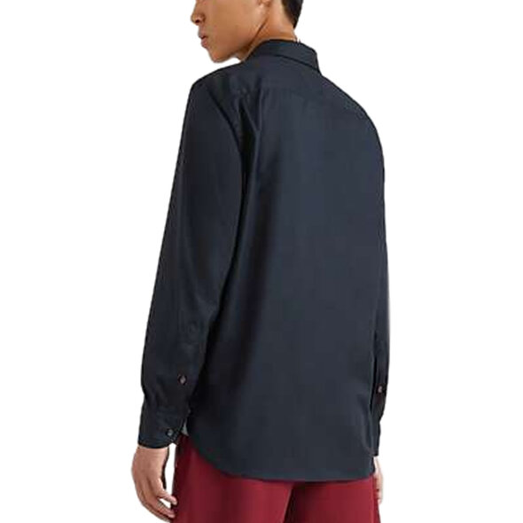 Tommy Hilfiger Aνδρικό Μαύρο Ποπλίνα πουκάμισο FLEX POPLIN - Image 3