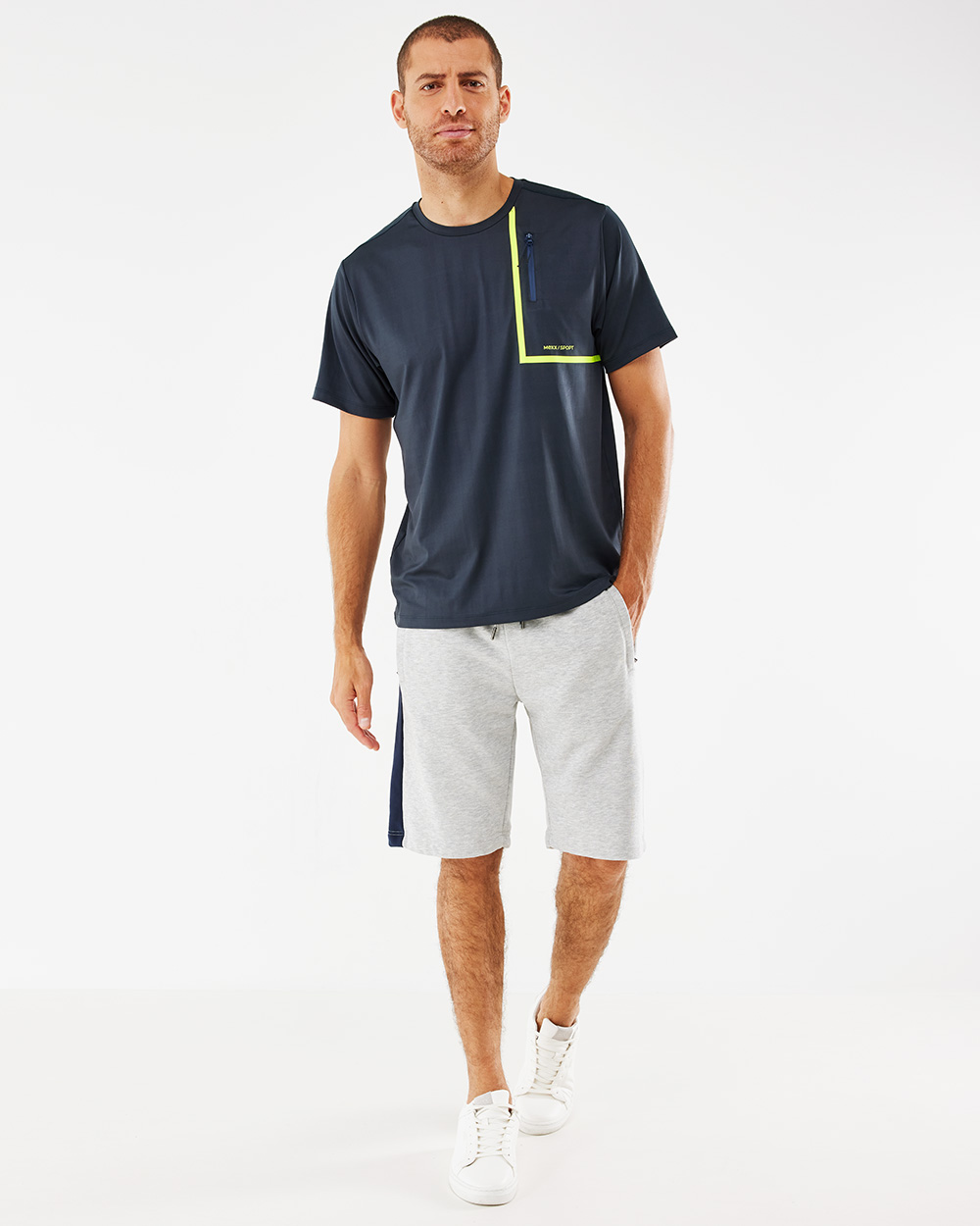 Mexx Ανοιχτό Γκρι Κοντό Παντελόνι Βερμούδα-Φόρμα - Image 3