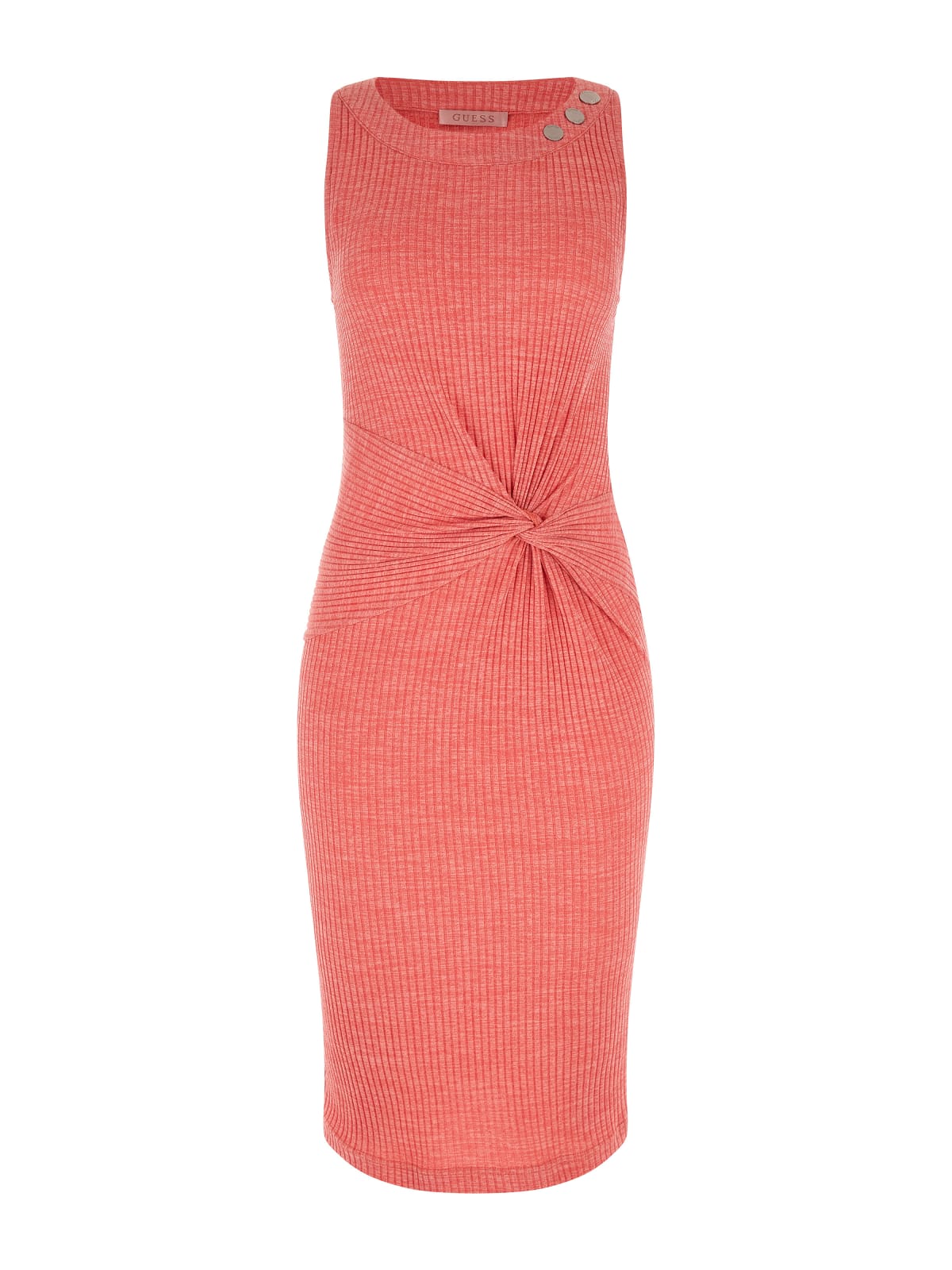 Guess Αμάνικο Φόρεμα Ροζ-Πορτοκαλί - Image 2