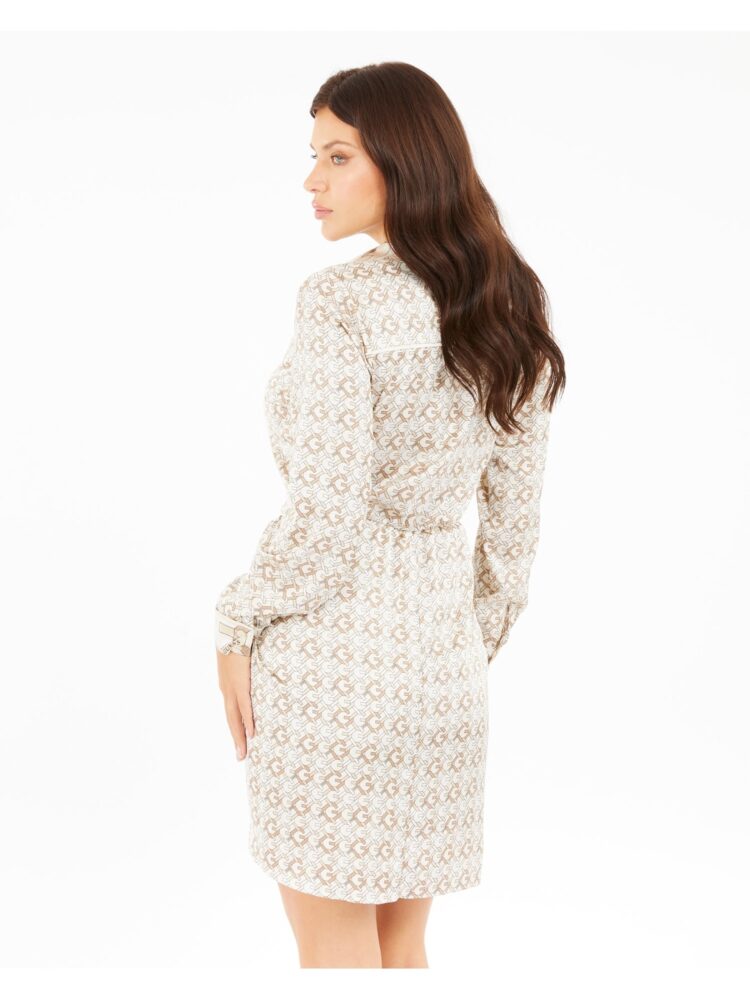 Guess Ls Alya Mini Φόρεμα Μπεζ - Image 2