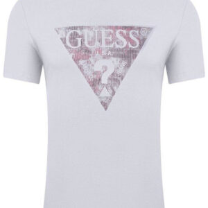 Guess Ανδρικό T-Shirt Λευκό με Στάμπα