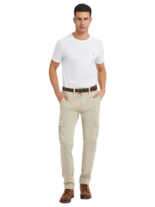 Guess Ανδρική Μπλούζα Κοντομάνικη Λευκή - Image 2