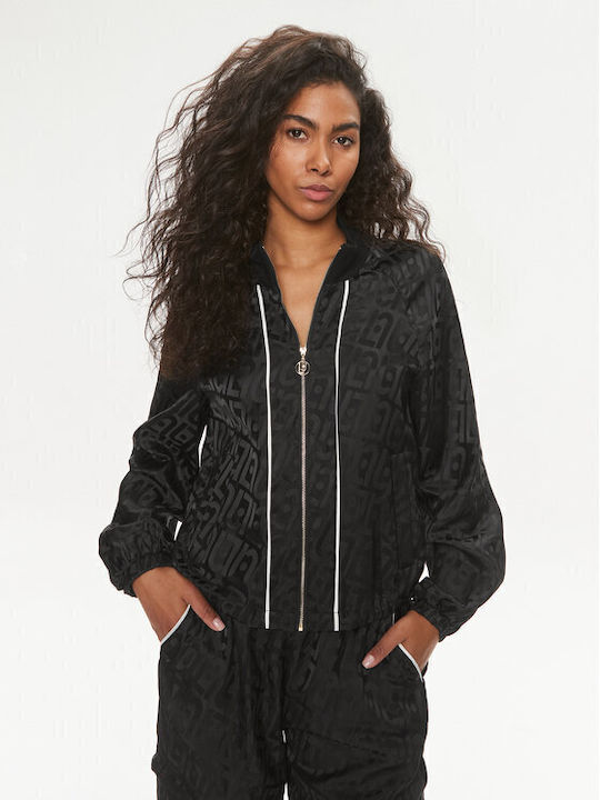 Liu Jo Κοντό Γυναικείο Bomber Jacket Μαύρο