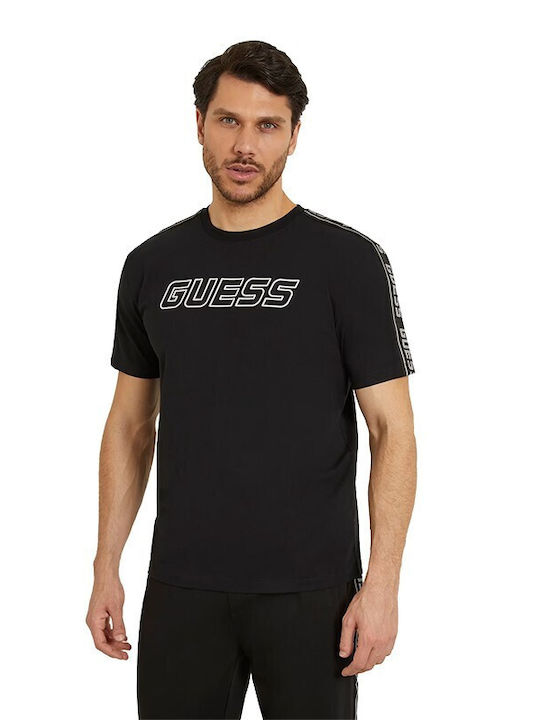 Guess T-shirt Μαύρο