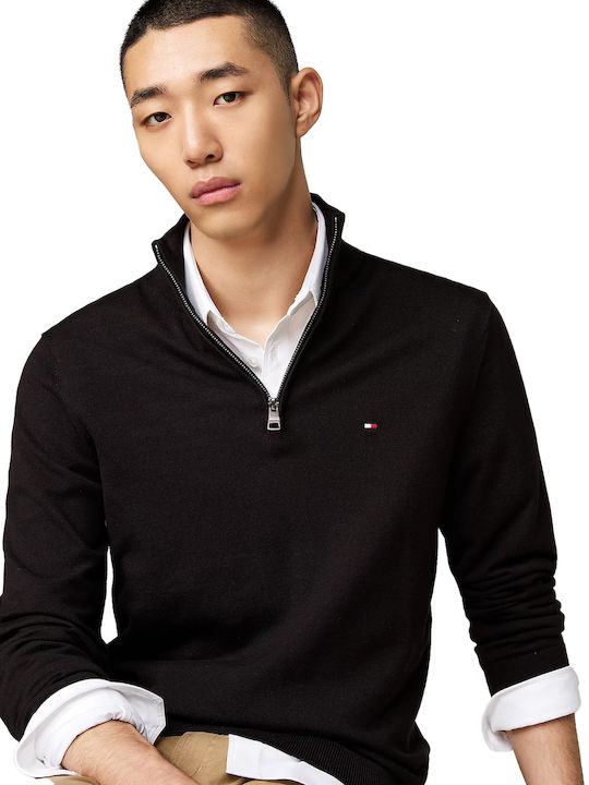 Tommy Hilfiger Ανδρική Μπλούζα Mαύρη - Image 3