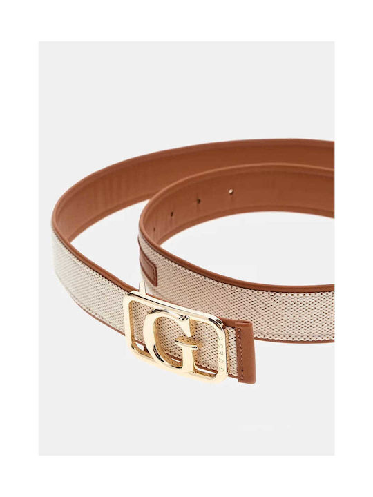 Guess Γυναικεία Ζώνη Καφέ - Image 3