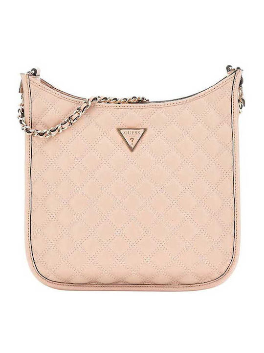 Guess Γυναικεία Τσάντα Ώμου Μπεζ