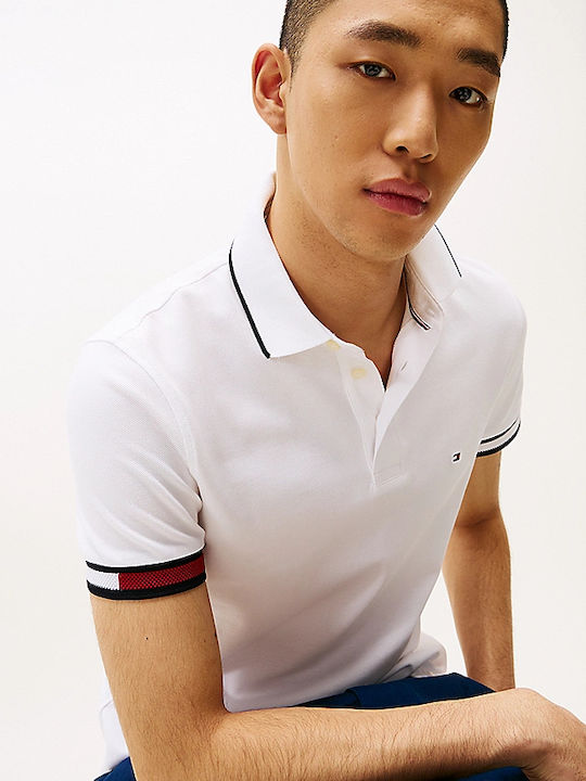 Tommy Hilfiger Polo Μπλούζα Λευκό - Image 4