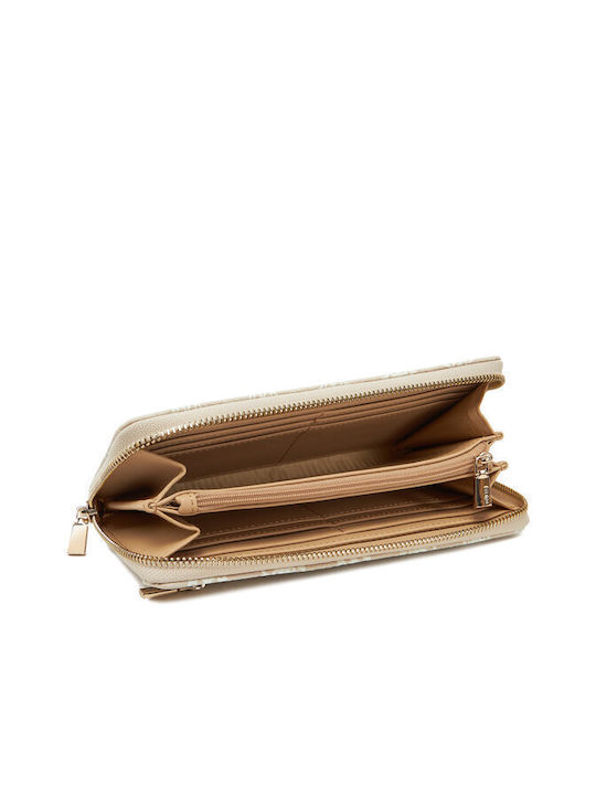 Guess Μεγάλο Γυναικείο Πορτοφόλι Καρτών Mπεζ/Ροζ - Image 3