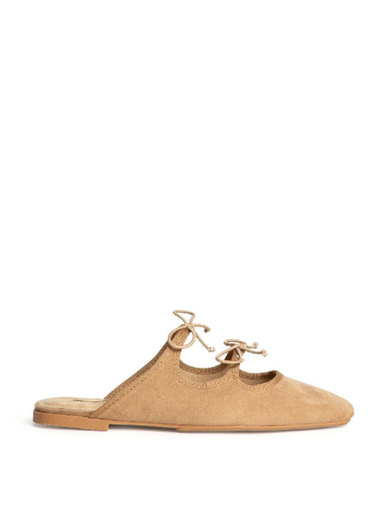 Corina Mules με Χαμηλό Τακούνι σε Καφέ Χρώμα - Image 4