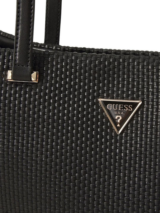 Guess Γυναικεία Τσάντα Ώμου Μαύρη - Image 4