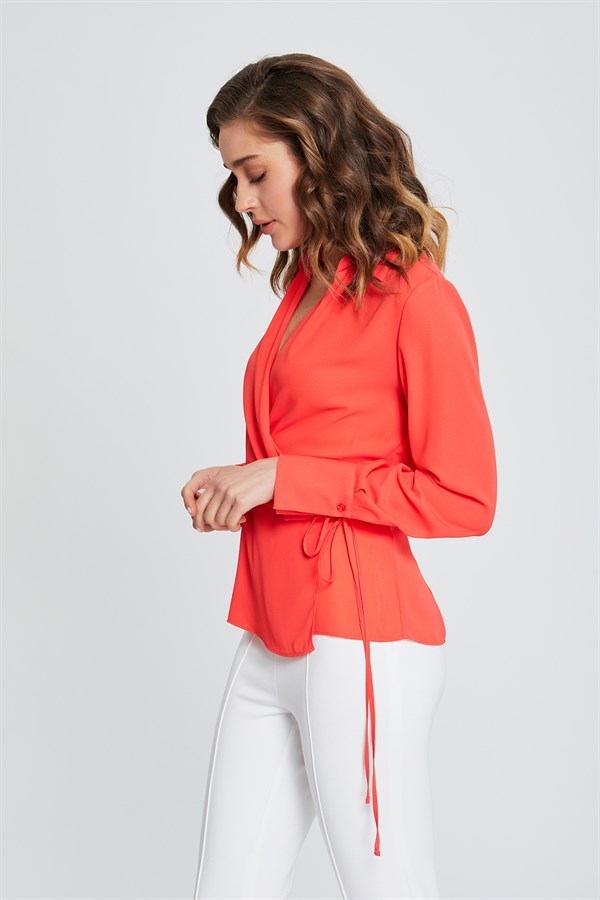Liu Jo Κρουαζέ Κοραλί Πουκάμισο - Image 2