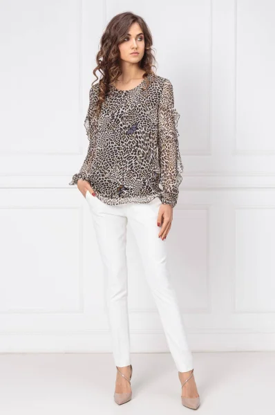 Liu Jo Παντελόνι σε Κανονική Γραμμή Λευκό - Image 4