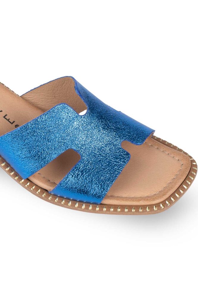 Dolce Πέδιλο με Τακούνι Μπλέ Ηλεκτρίκ - Image 4