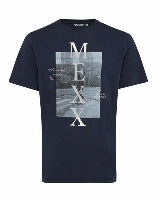 Mexx Fashion T-Shirt Μπλέ Σκούρο με Στάμπα - Image 2