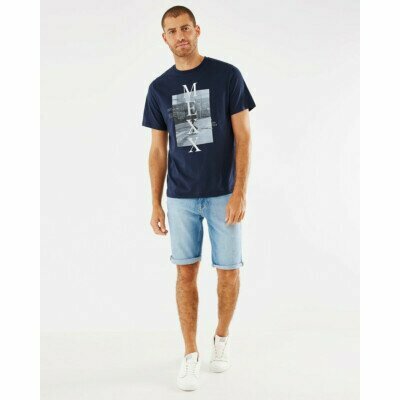 Mexx Fashion T-Shirt Μπλέ Σκούρο με Στάμπα - Image 3