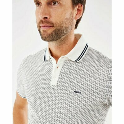 Mexx Μπλούζα Polo Κοντομάνικη Off White - Image 5