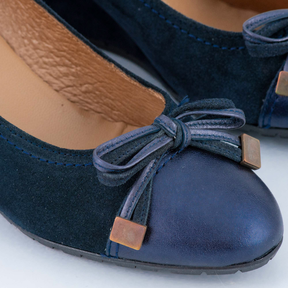 Mari Crug Γυναικείες Μπλέ Σκούρο Πλατφόρμες Καστόρινες - Image 7