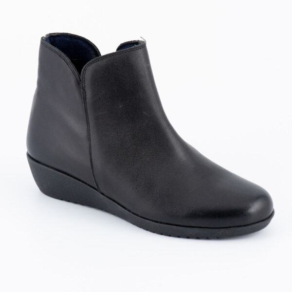 Liberitae Δερμάτινα Μαύρα Μποτάκια