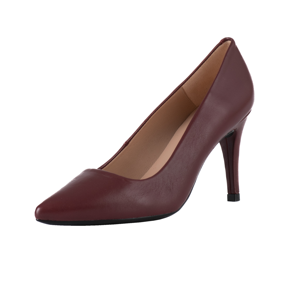 Unisa Μπορντό Γόβες με Ψηλό Τακούνι - Image 3