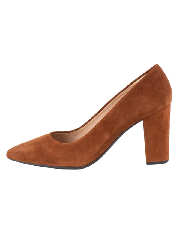 Unisa Μπεζ - Κάμελ Καστόρινες Γόβες