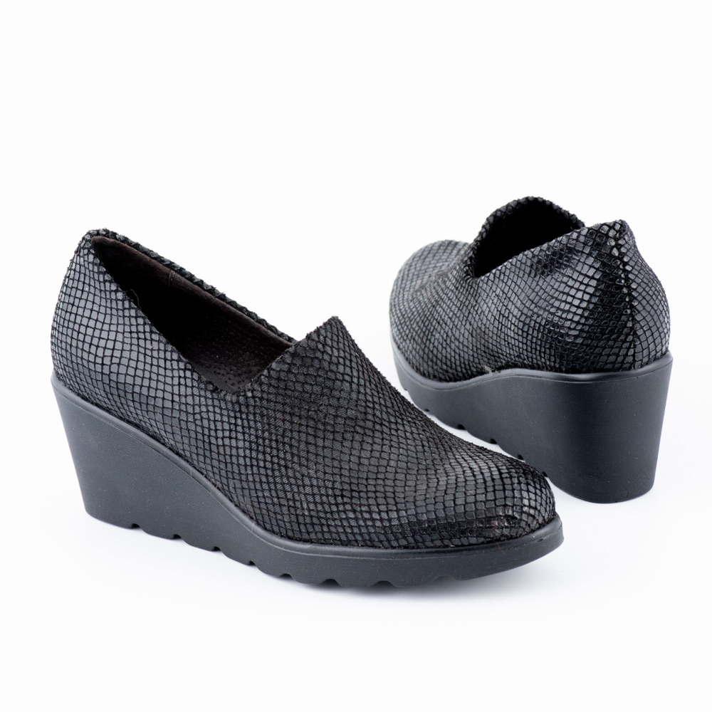 Toni Pons Δερμάτινα Μαύρα Μοκασίνια -Εφε Φύδι - Image 2