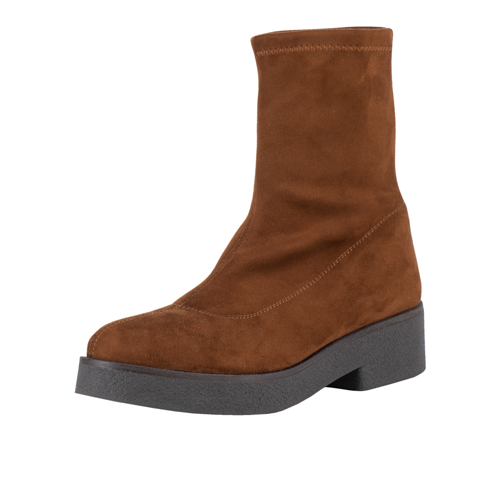 Inuovo Καφέ/Κάμελ Καστόρινα Μποτάκια - Image 2