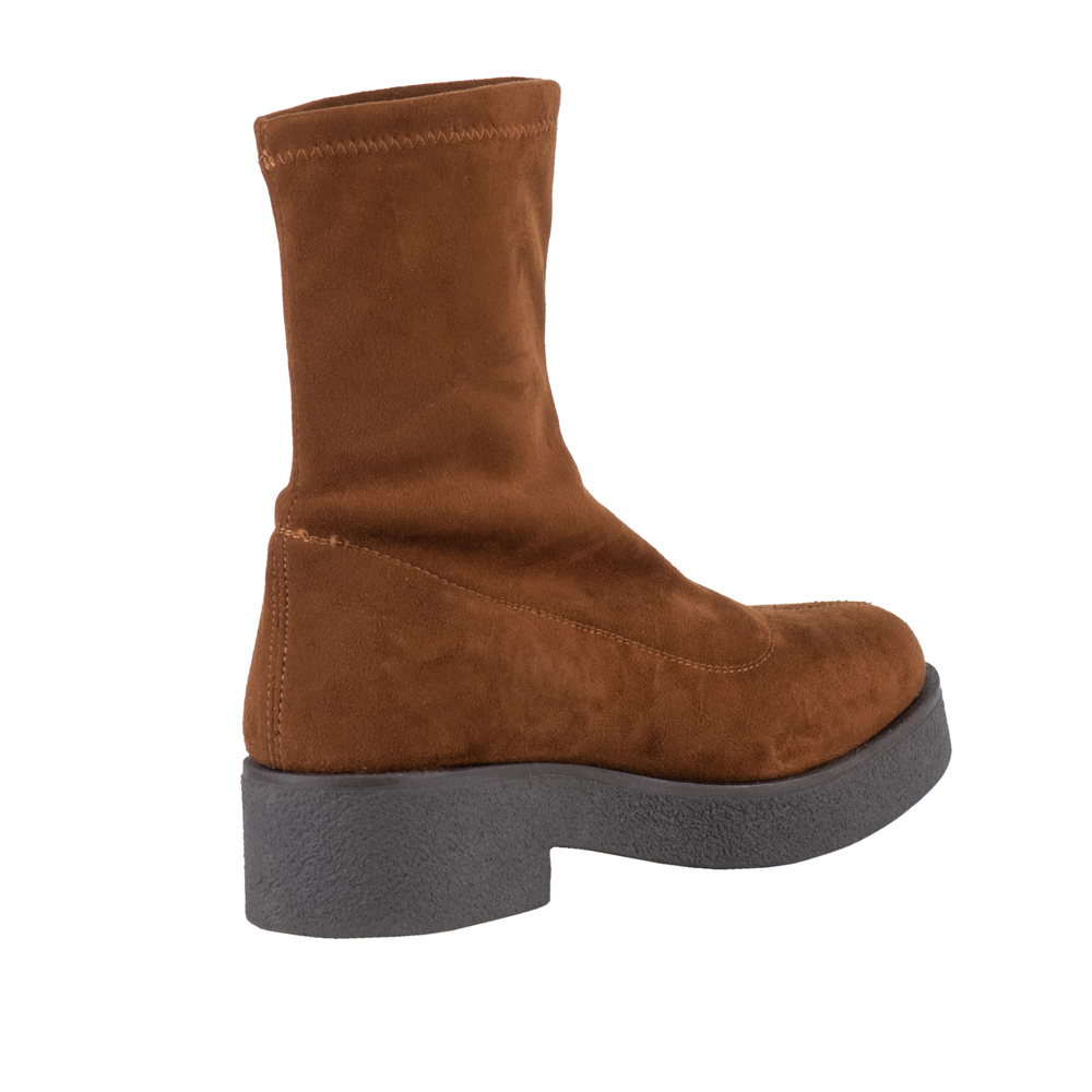 Inuovo Καφέ/Κάμελ Καστόρινα Μποτάκια - Image 3