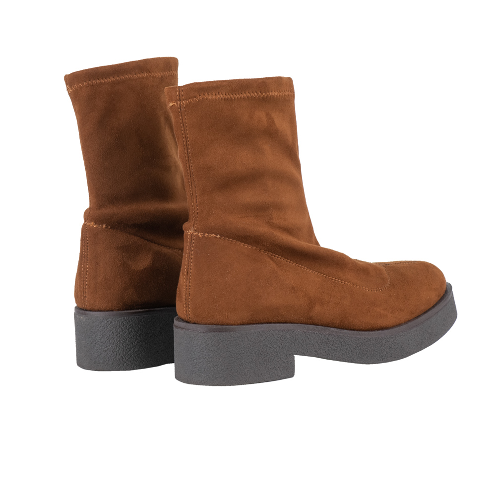 Inuovo Καφέ/Κάμελ Καστόρινα Μποτάκια - Image 4