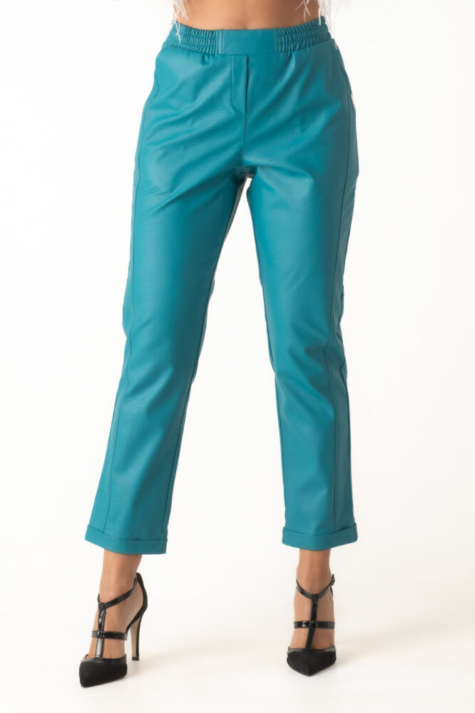 Le Vertige Παντελόνι Δερματίνη Πετρόλ